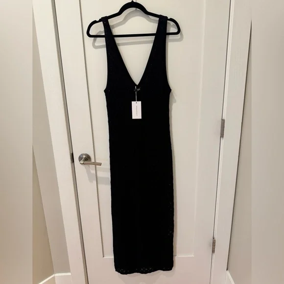 NWT Lovers and Friends black dress cover up, size Large - Picture 8 of 8